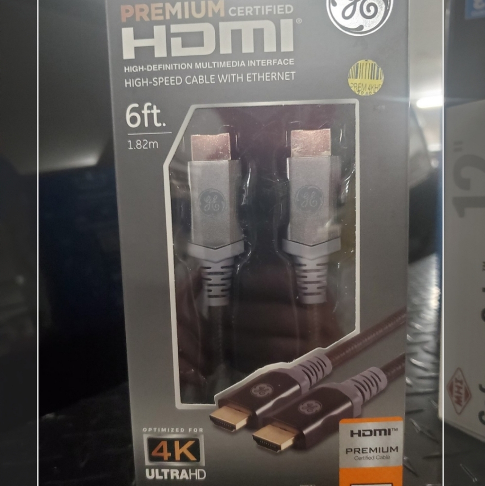 General Electric 6ft premium HDMI cable